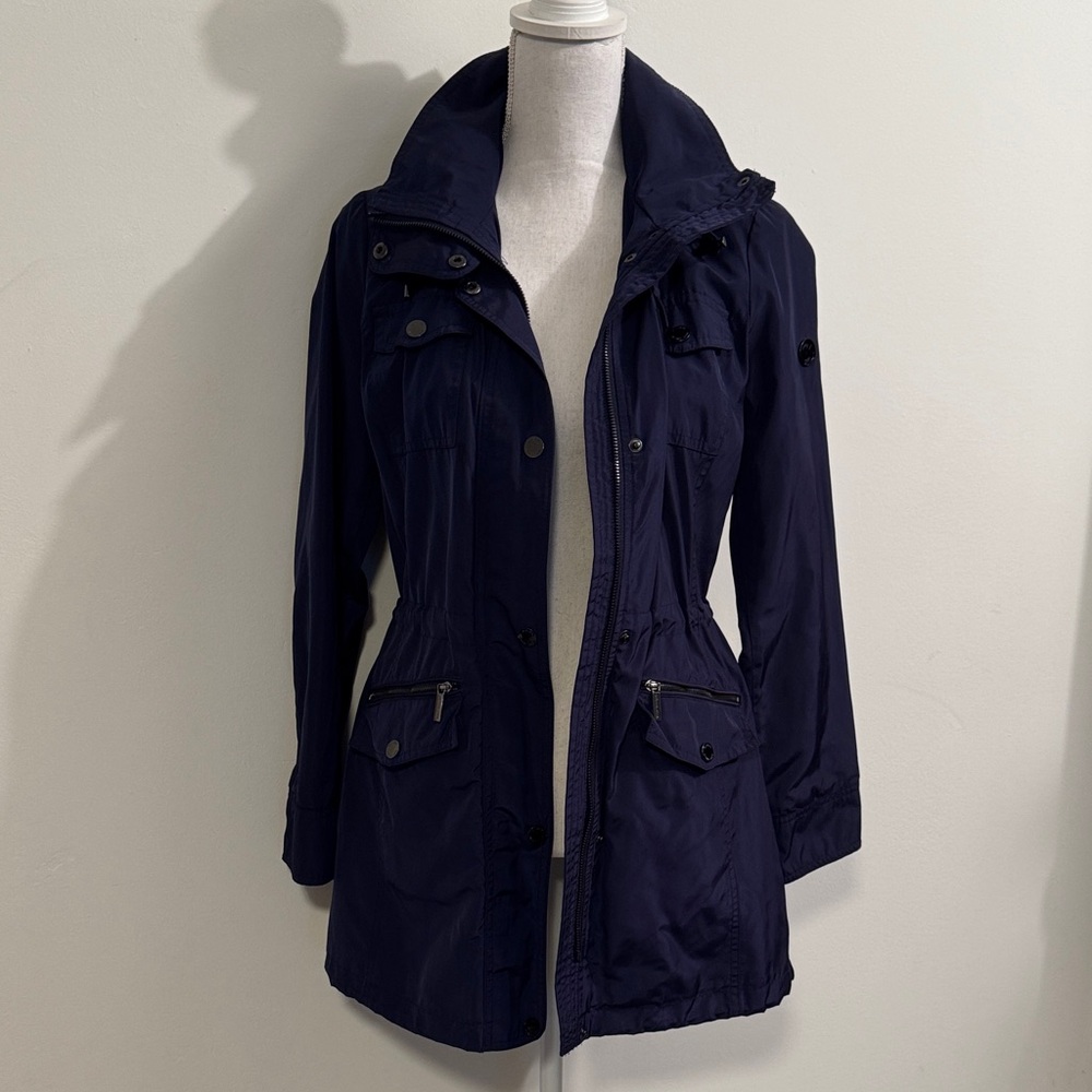 Michael Kors Women's Navy Rain Jacket